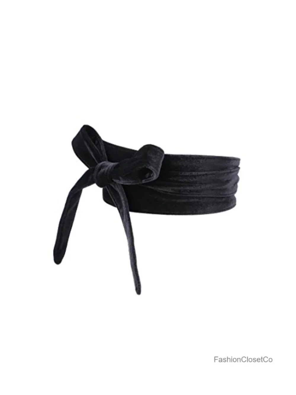 Women's Velvet Wrap Belt Long Sash Tie Waist Cinch Obi